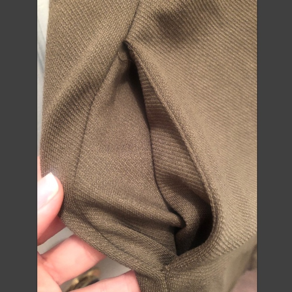 Army green double breasted dress - Picture 4 of 6